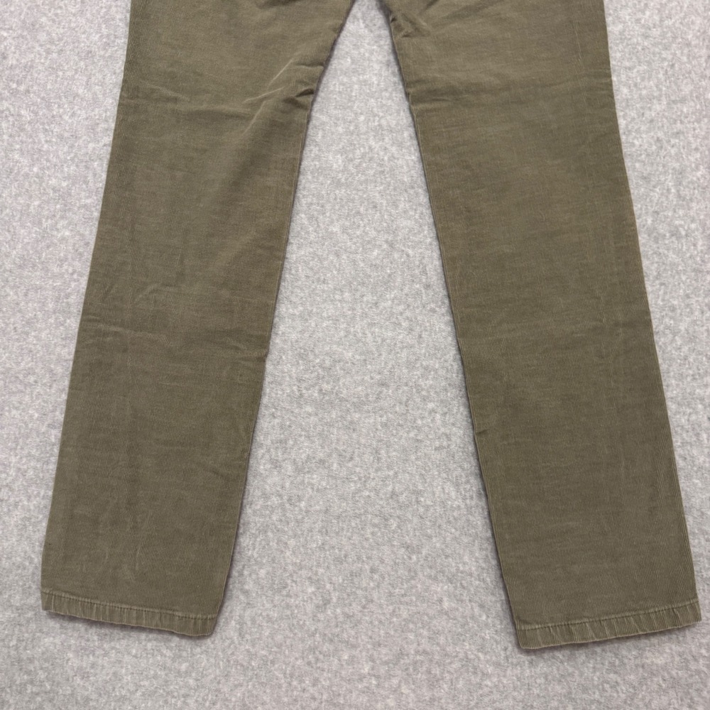 Boden Womens Olive Green Corduroy Straight Leg Pants Size US 6R UK 10R - Picture 8 of 9